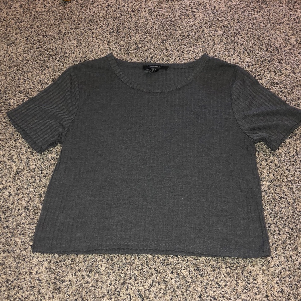 Gray shirt